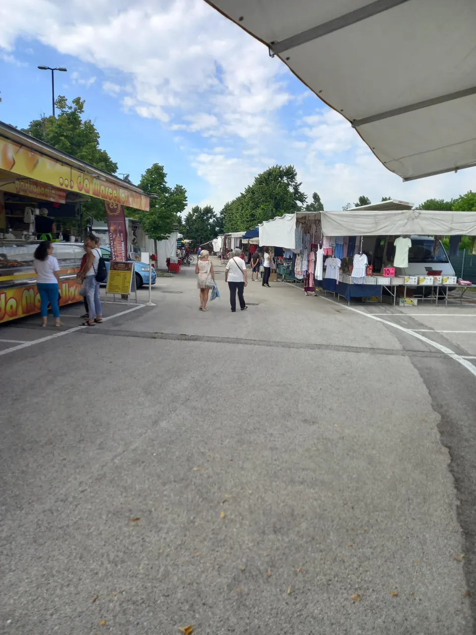 Posteggio Mercato Venerdì Ponte San Nicolò 9,70x5 m