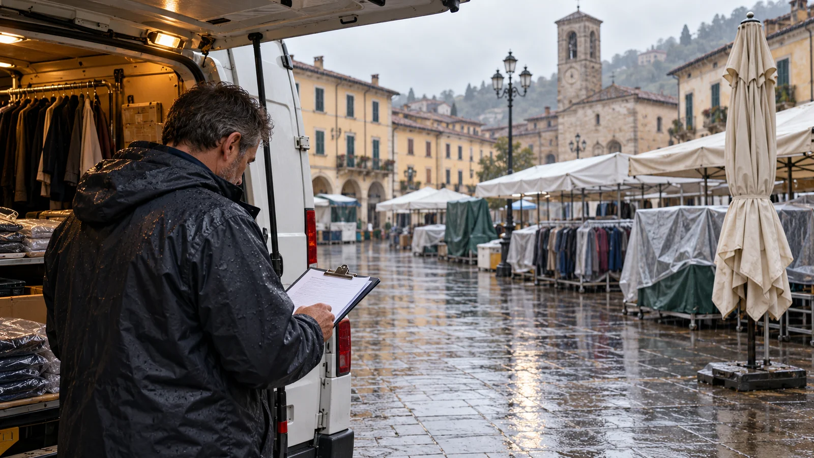 Fiera annullata per maltempo: come verificare se ti spetta il rimborso del posteggio