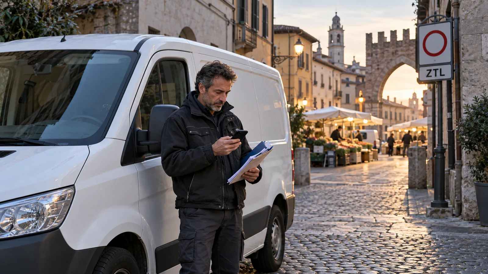 Furgone sostitutivo per andare al mercato: come cambiare la targa sul permesso ZTL